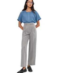 Vince Camuto Short Sleeve Front Shirring Blouse Women's