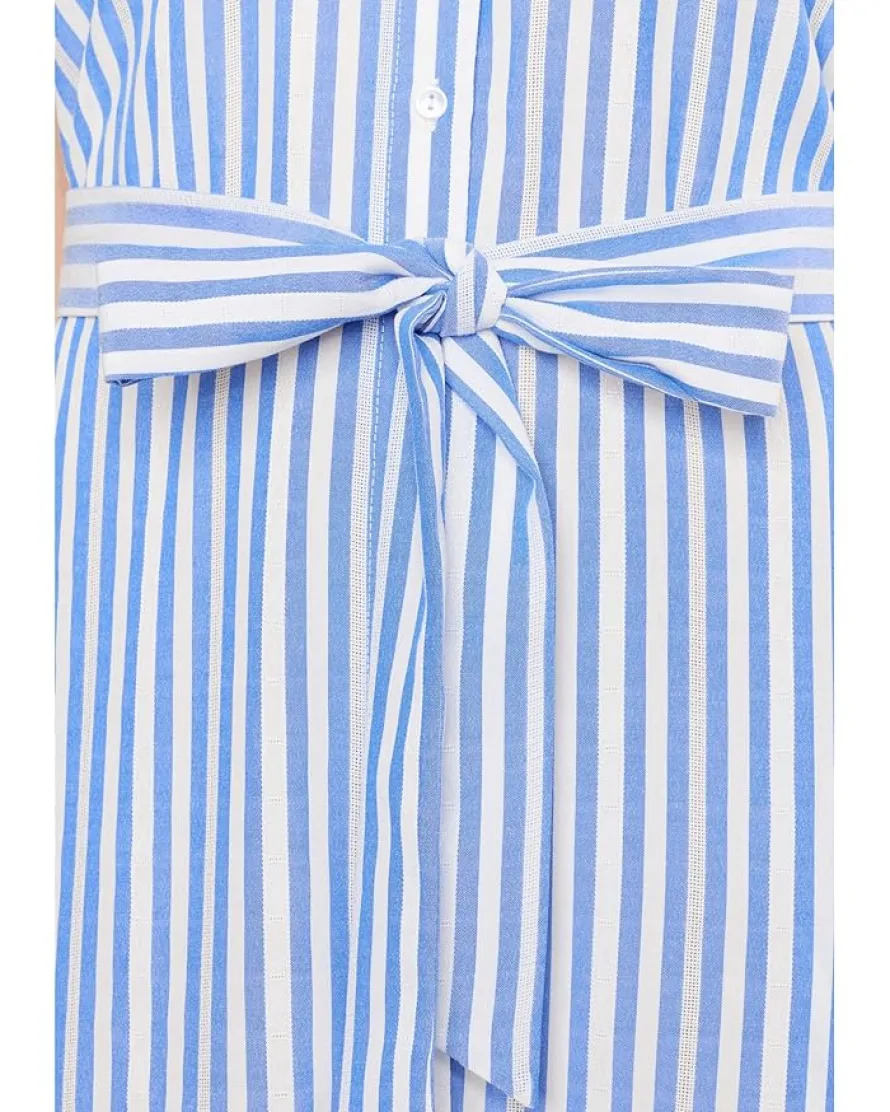 Vince Camuto Sleeveless Button-up Maxi Dress With Sash Women's