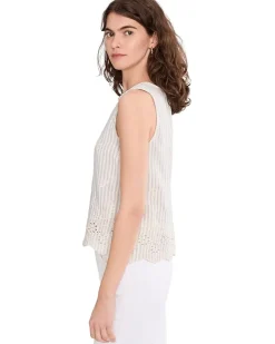 Vince Camuto Sleeveless Crewneck Blouse Women's
