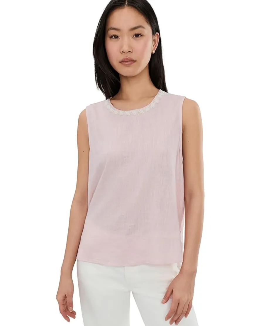 Vince Camuto Sleeveless Crew Neck Blouse Women's