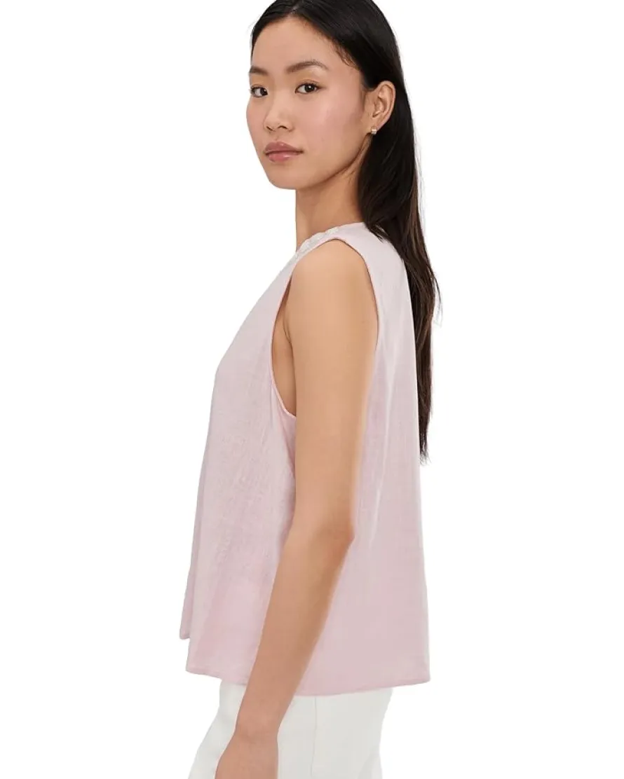 Vince Camuto Sleeveless Crew Neck Blouse Women's