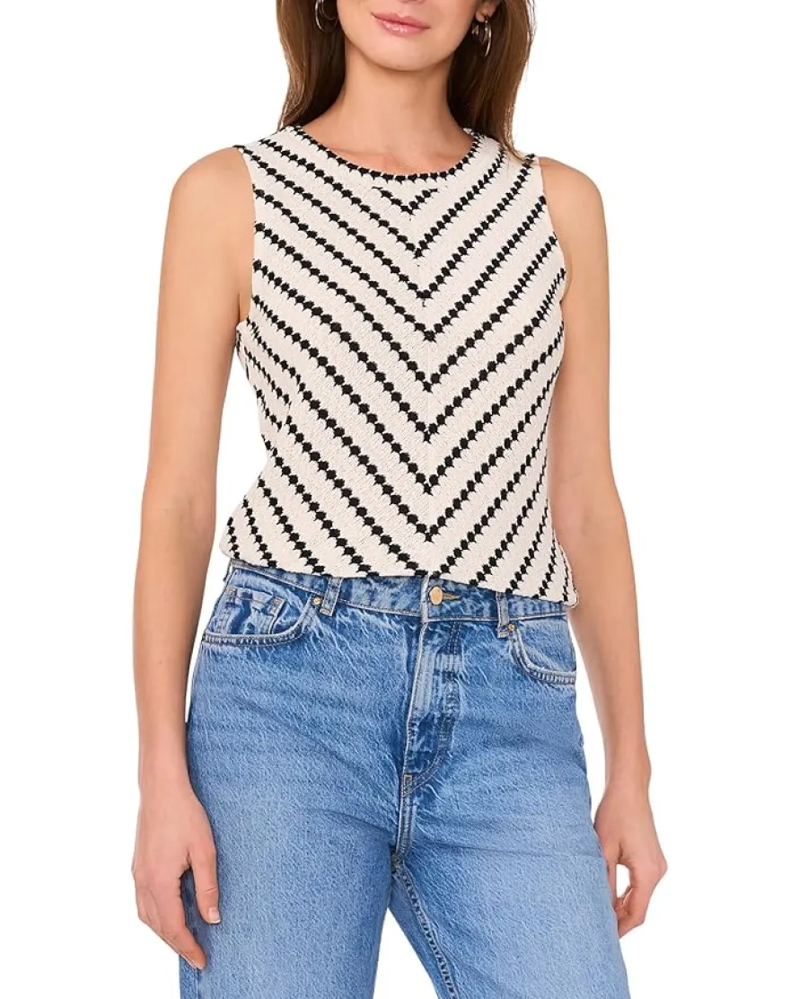 Vince Camuto Sleeveless Top With Cf Seam Women's