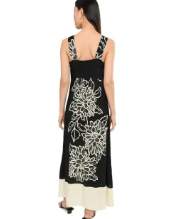 Vince Camuto Square Neck Maxi No Tiers Women's