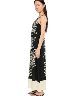 Vince Camuto Square Neck Maxi No Tiers Women's