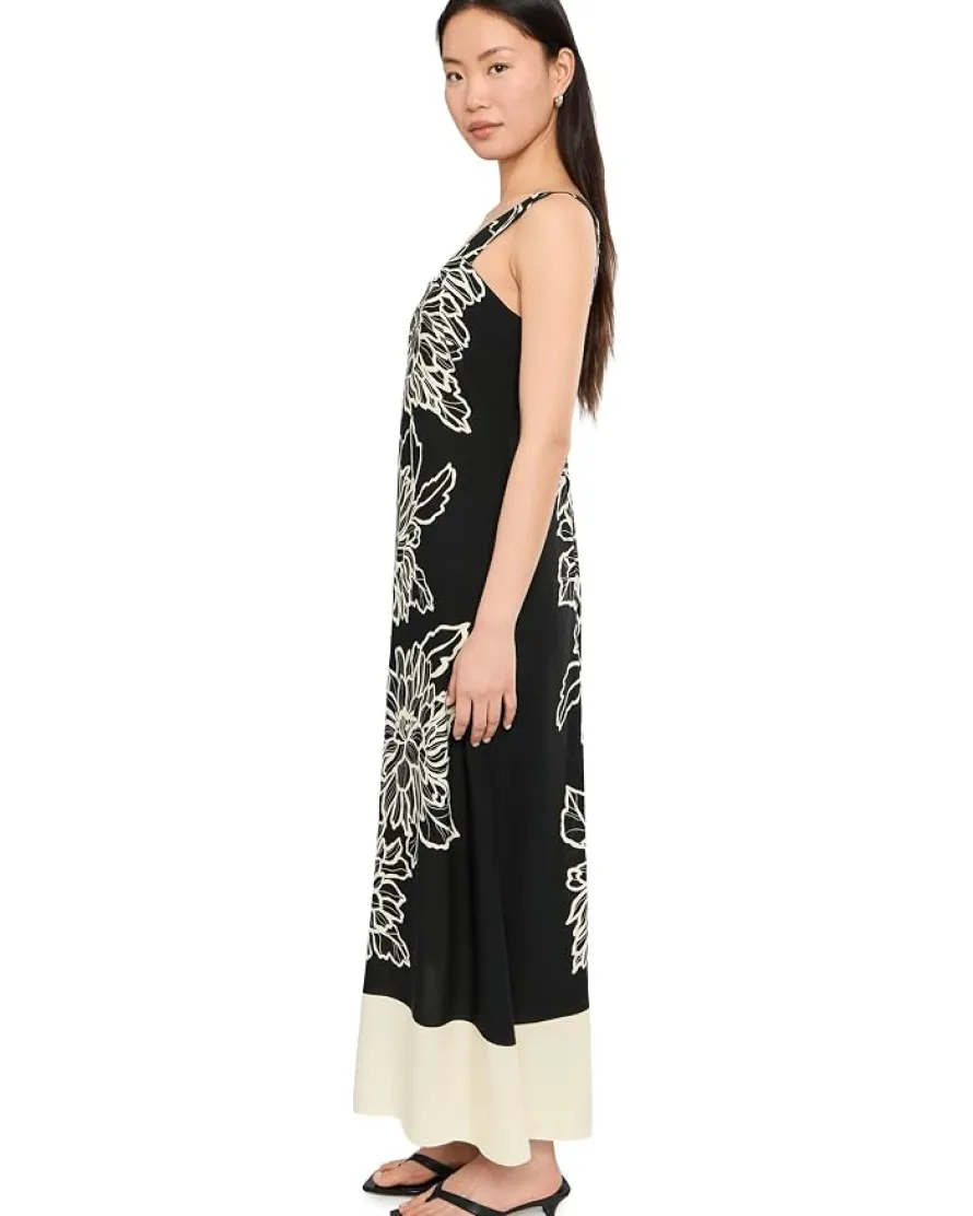 Vince Camuto Square Neck Maxi No Tiers Women's