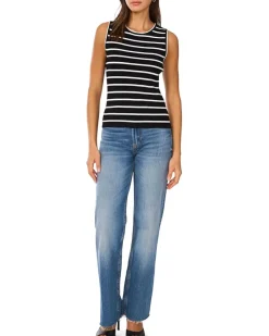 Vince Camuto Stripe Tank With Tipping Women's
