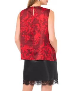 Vince Camuto Tank w/ Draped Neck and Center Front Pleat Women's
