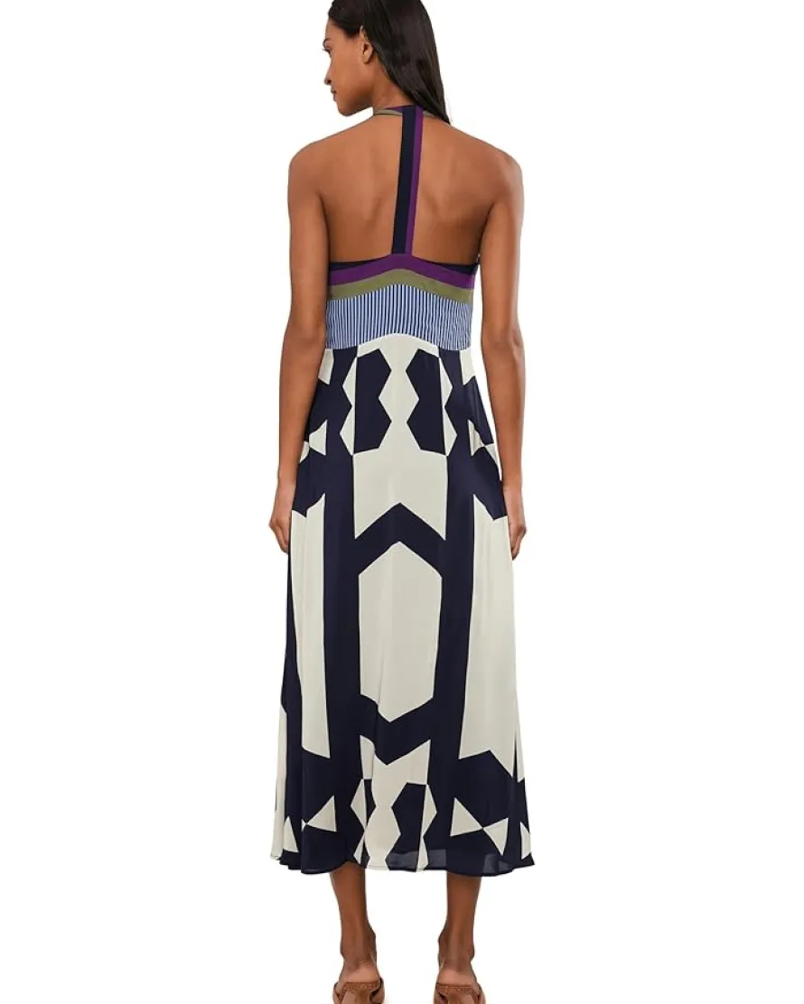 Vince Camuto V-neck Bareback Maxi Women's