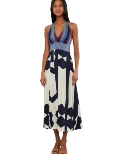 Vince Camuto V-neck Bareback Maxi Women's
