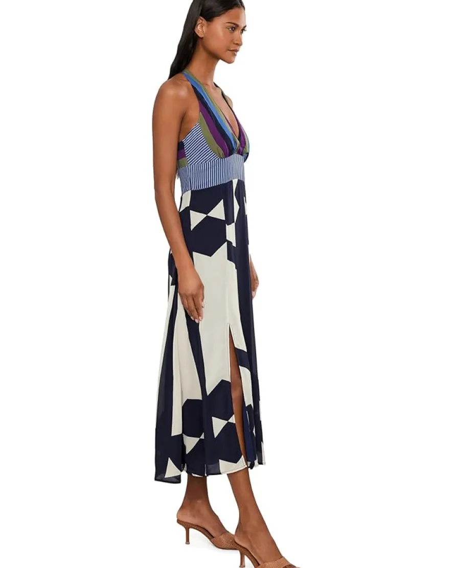 Vince Camuto V-neck Bareback Maxi Women's