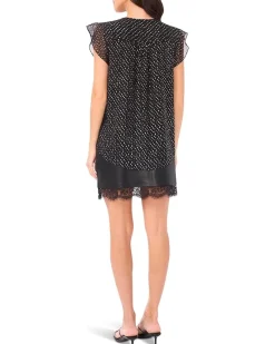 Vince Camuto V-Neck Ruffle Sleeve Blouse Women's