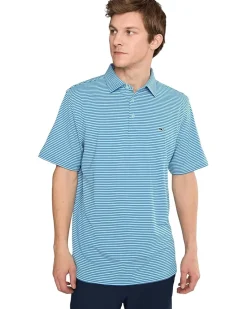 Vineyard Vines Bradley Stripe Sankaty Polo Men's