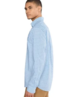 Vineyard Vines Catamaran Check Performance Cotton Shirt Men's