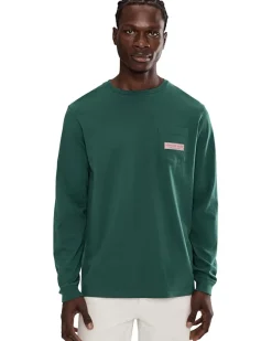 Vineyard Vines Classic Logo Box Long Sleeve Tee Men's