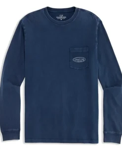 Vineyard Vines Drift-Dye Surf Logo Long Sleeve Tee Men's
