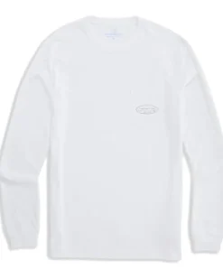 Vineyard Vines Drift-Dye Surf Logo Long Sleeve Tee Men's