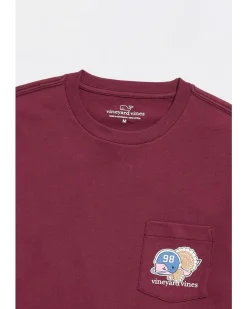 Vineyard Vines Football Turkey Whale Ls Tee Men's