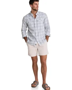 Vineyard Vines Hummock Pond Plaid Island Slub Shirt Men's