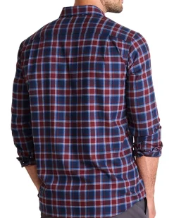 Vineyard Vines Jethro Plaid Tech Twill Shirt Men's