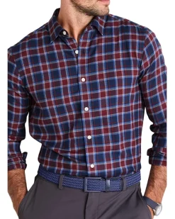Vineyard Vines Jethro Plaid Tech Twill Shirt Men's