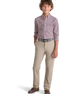 Vineyard Vines Kids Skysail Gingham Performance Cotton Shirt (Toddler/Little Kid/Big Kid)