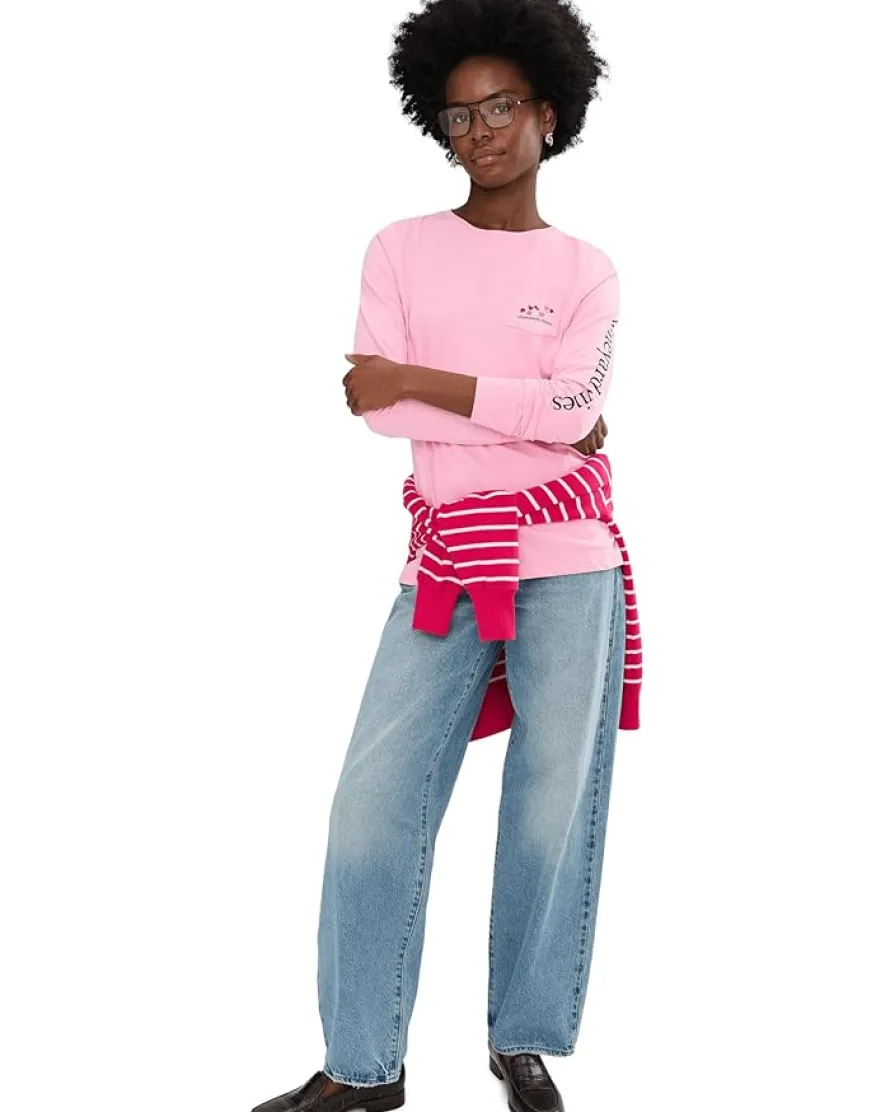 Vineyard Vines Long Sleeve Pocket Tee Women's