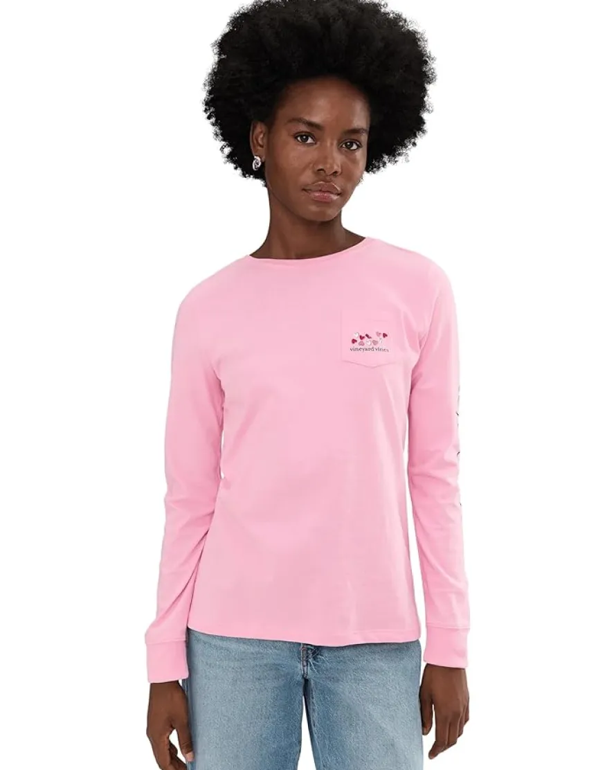 Vineyard Vines Long Sleeve Pocket Tee Women's
