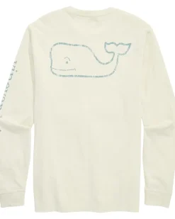 Vineyard Vines Long Sleeve Vintage Whale Pocket Tee Men's