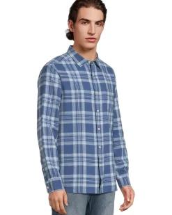 Vineyard Vines Miacomet Plaid Islnd Slub Shirt Men's
