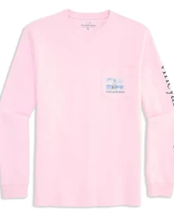 Vineyard Vines Painted Sport Fisher Long Sleeve Tee Men's