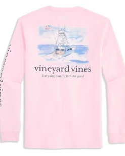 Vineyard Vines Painted Sport Fisher Long Sleeve Tee Men's