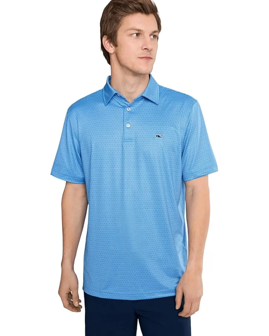 Vineyard Vines Printed Sankaty Polo Men's