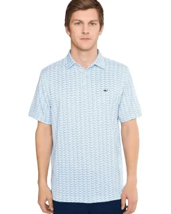 Vineyard Vines Printed Sankaty Polo Men's