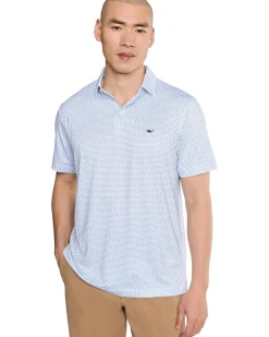 Vineyard Vines Printed Sankaty Polo Men's