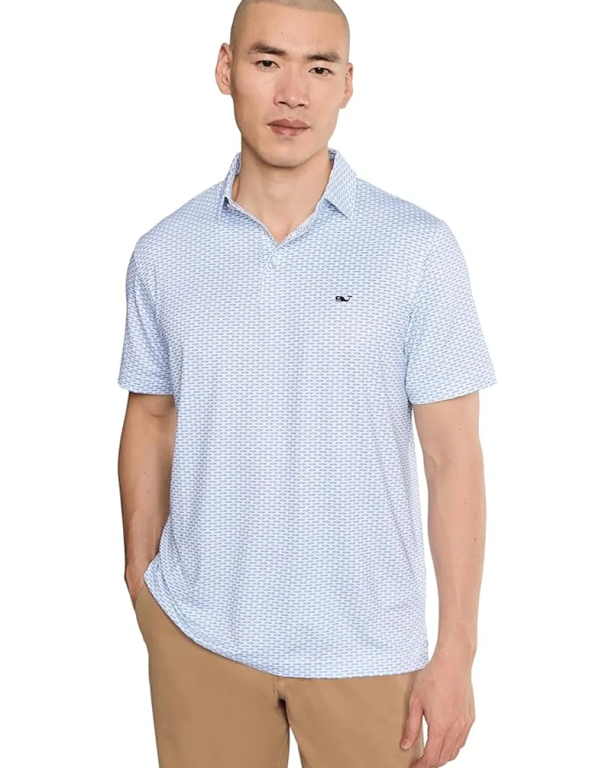 Vineyard Vines Printed Sankaty Polo Men's