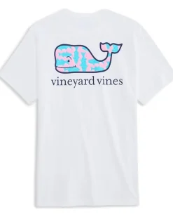 Vineyard Vines Rippled Fish Whale Fill Short Sleeve Tee Men's