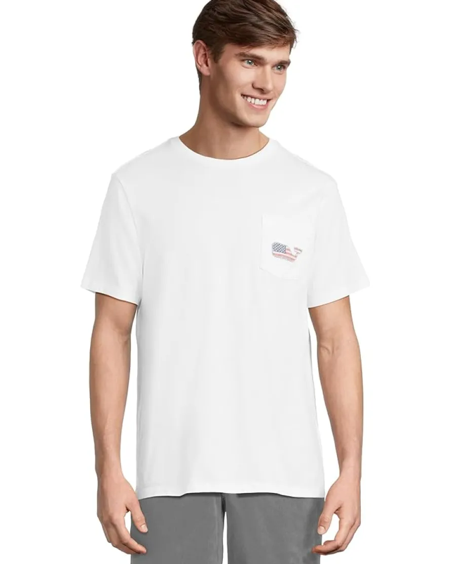 Vineyard Vines Short Sleeve Whale Pocket T-Shirt Men's