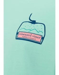 Vineyard Vines Ski Lift Logo Box Long Sleeve Tee Women's