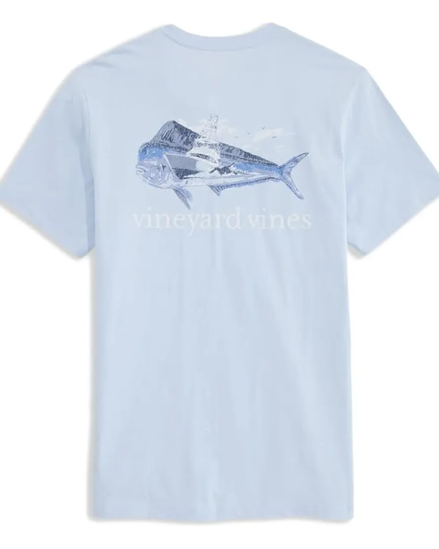 Vineyard Vines Sportfisher Mahi Scenic Short Sleeve Tee Men's