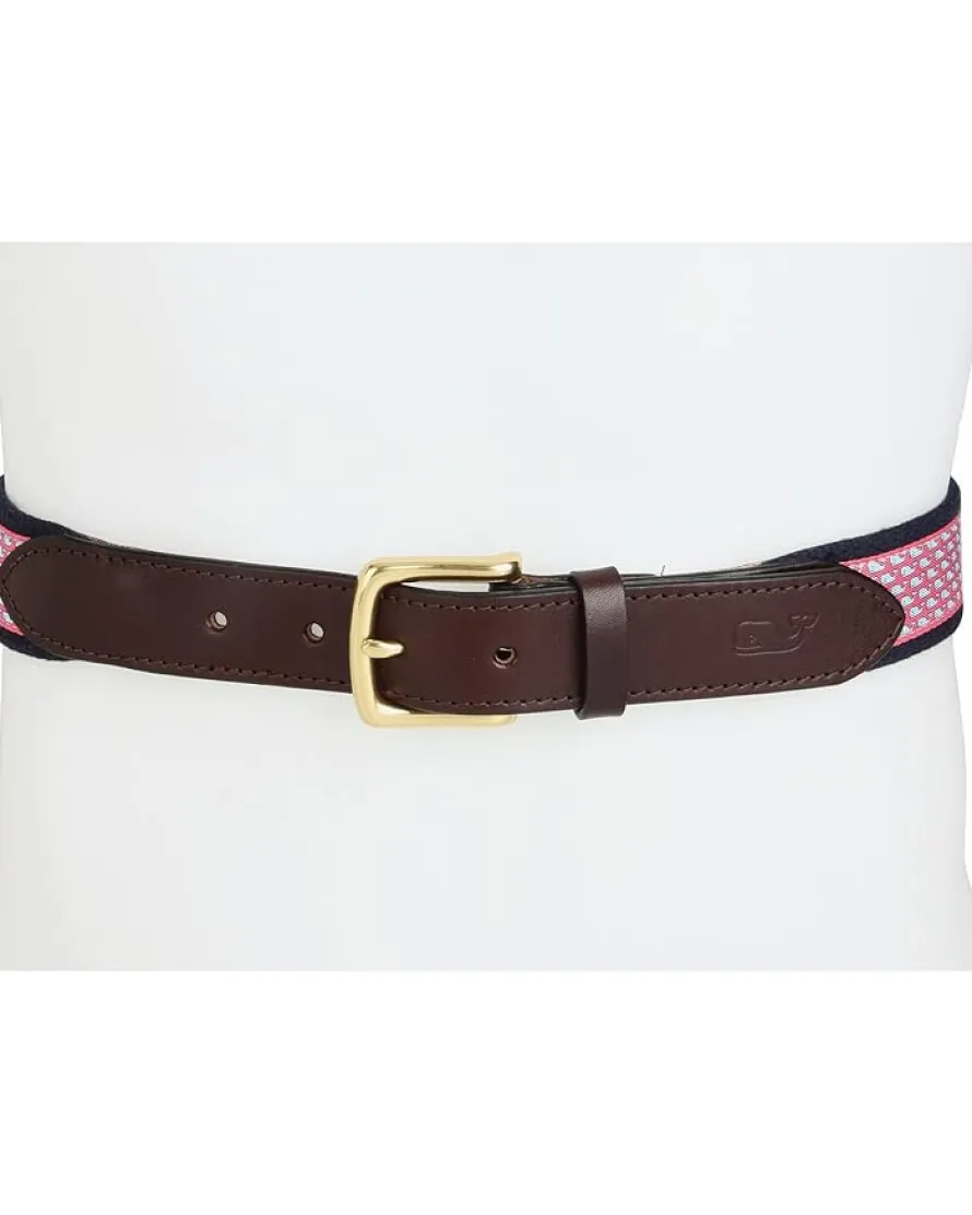 Vineyard Vines Vineyard Whale Canvas Club Belt