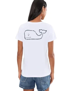 Vineyard Vines Vintage Whale Short Sleeve Pocket Tee Women's