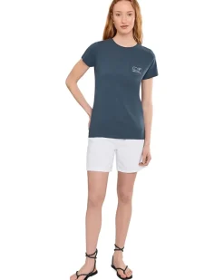 Vineyard Vines Vintage Whale Short Sleeve Pocket Tee Women's