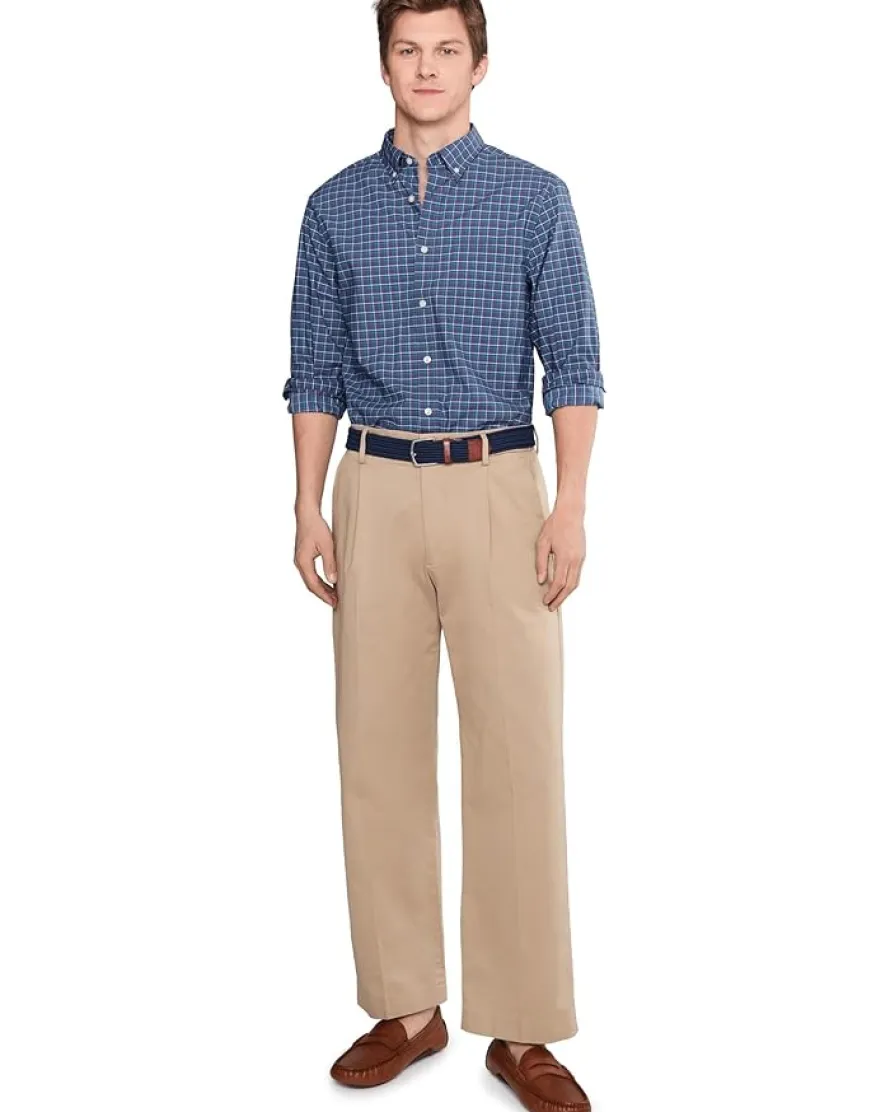 Vineyard Vines Wauwinet Tatterall Perfect Cotton Shirt Men's