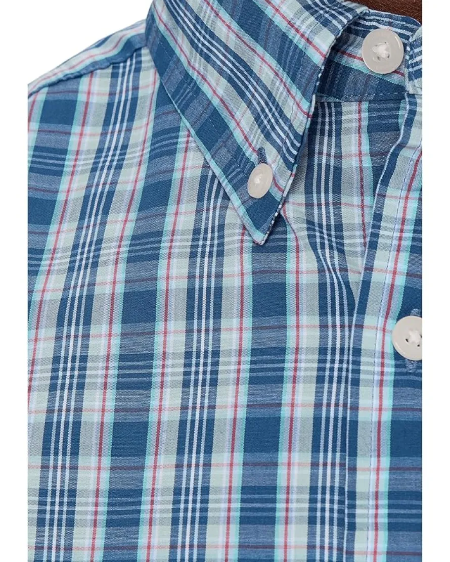 Vineyard Vines Wavecrest Plaidd Perfect Wash Shirt Men's