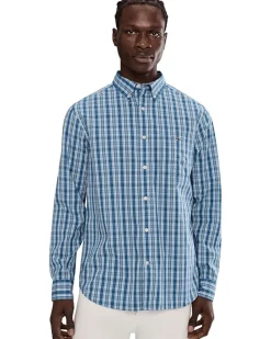 Vineyard Vines Wavecrest Plaidd Perfect Wash Shirt Men's