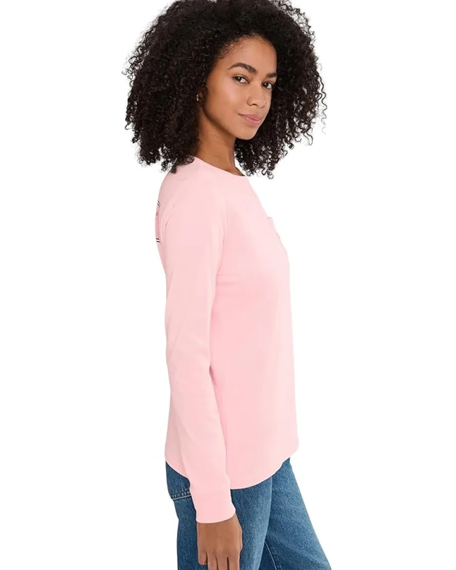 Vineyard Vines Whale Long Sleeve Pocket Tee Women's