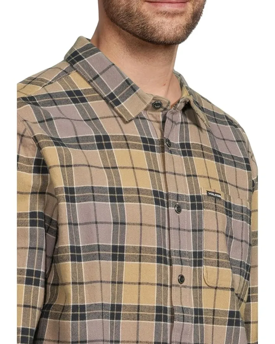Volcom Caden Plaid Long Sleeve Men's