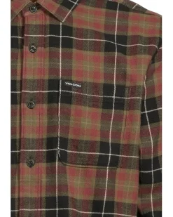 Volcom Caden Plaid Long Sleeve Men's