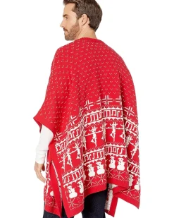 Whoopi Fair Isle Knit Cape Unisex