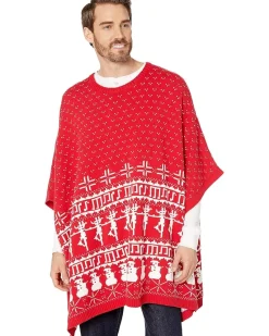 Whoopi Fair Isle Knit Cape Unisex
